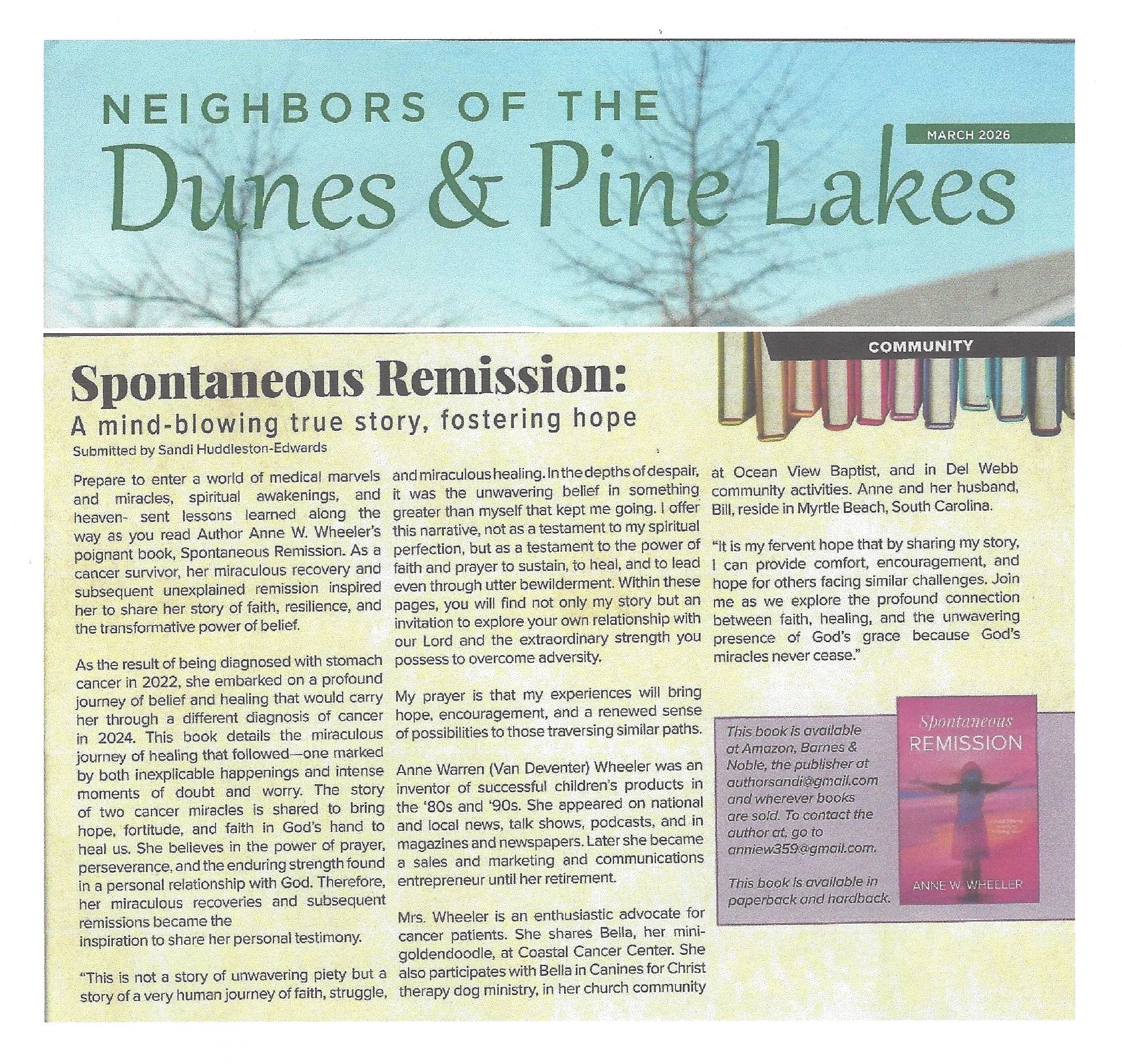 Dunes & Pine Lakes Article